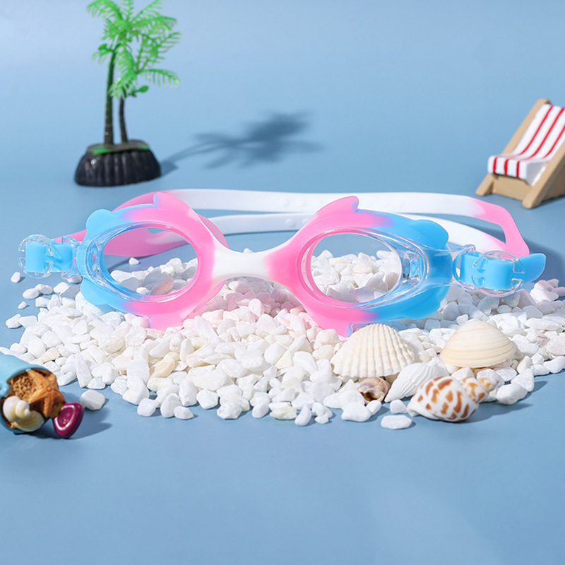 Gafas de Natación para Niños de Policarbonato Impermeables y Anti-empañamiento