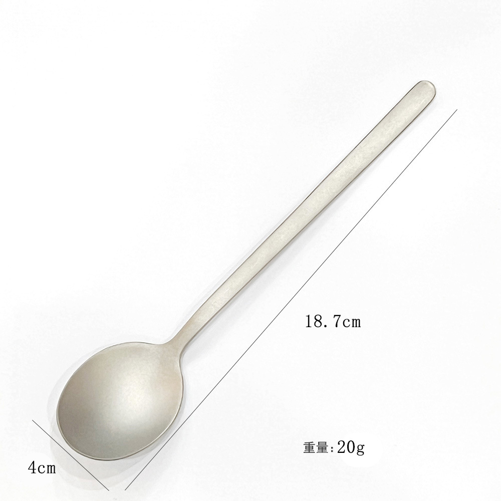 한국산 순수 티타늄 2호 스푼