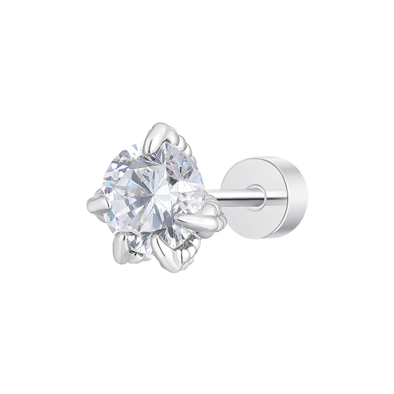 Nicho sentido de diseño de plata esterlina actividad cool guapo aretes de aretes variados para mujeres lujo ligero de alto nivel sensación de cara cuadrada pernos de aretes