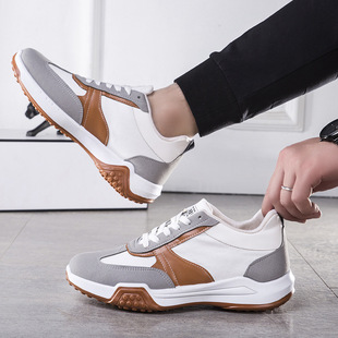 Нескользящая амортизирующая комфортная универсальная спортивная обувь в английском стиле для отдыха на платформе, 2023, в британском стиле
