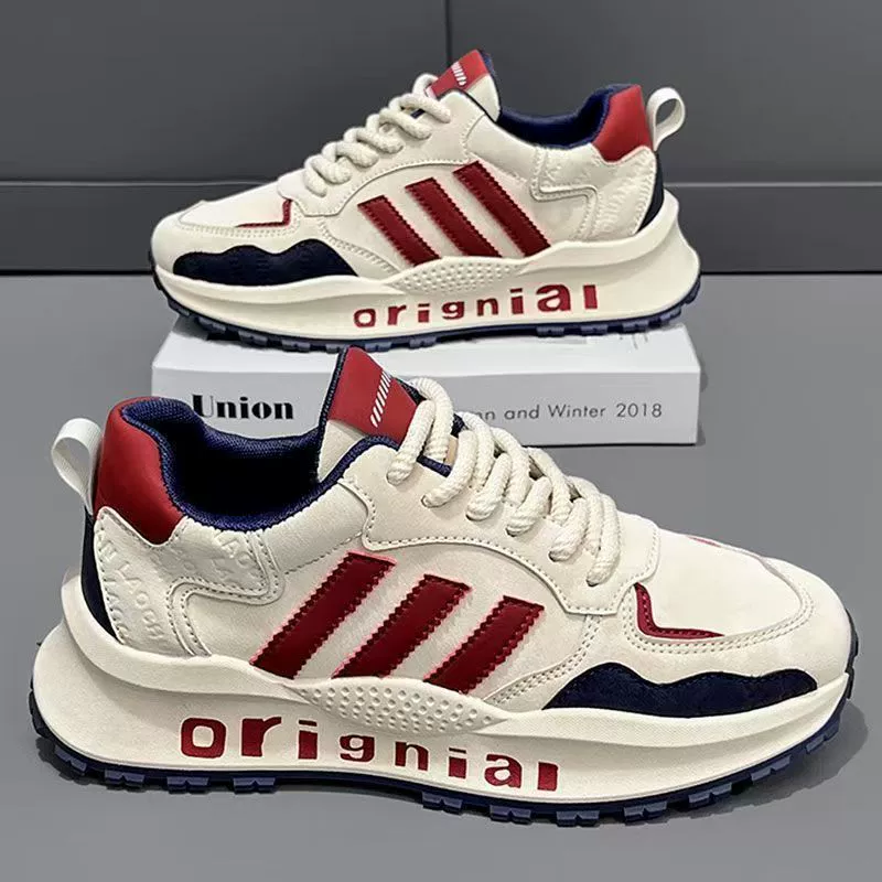 2024 осень новая мужская мода дикая обувь на плотной подошве, удобная мягкая подошва, легкая роскошная мужская модная повседневная обувь