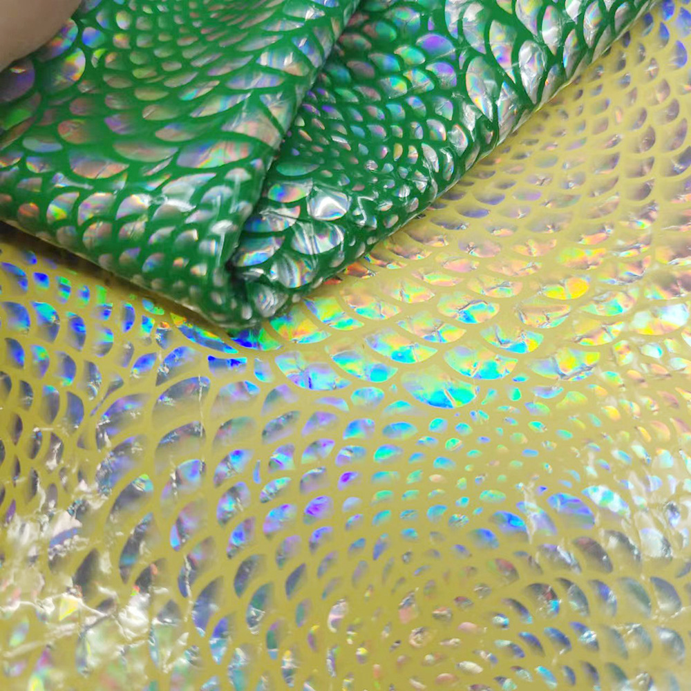 【彩鸿】头层牛皮贴膜工艺仿花朵寓意花开富贵鞋子鞋包皮革面料