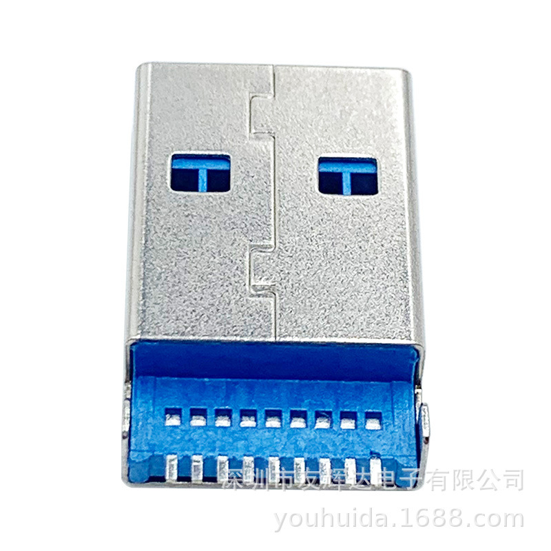 友輝達USB 3.0公沈板式ブルーコアプラグ溶接線|undefined