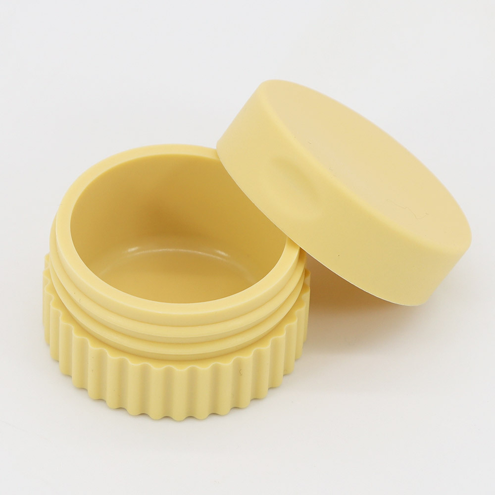 Caja de embalaje de silicona caja de polvo suelto de viaje portátil caja de medicina botella de embalaje de loción caja de almacenamiento de joyería con tapa botella de crema