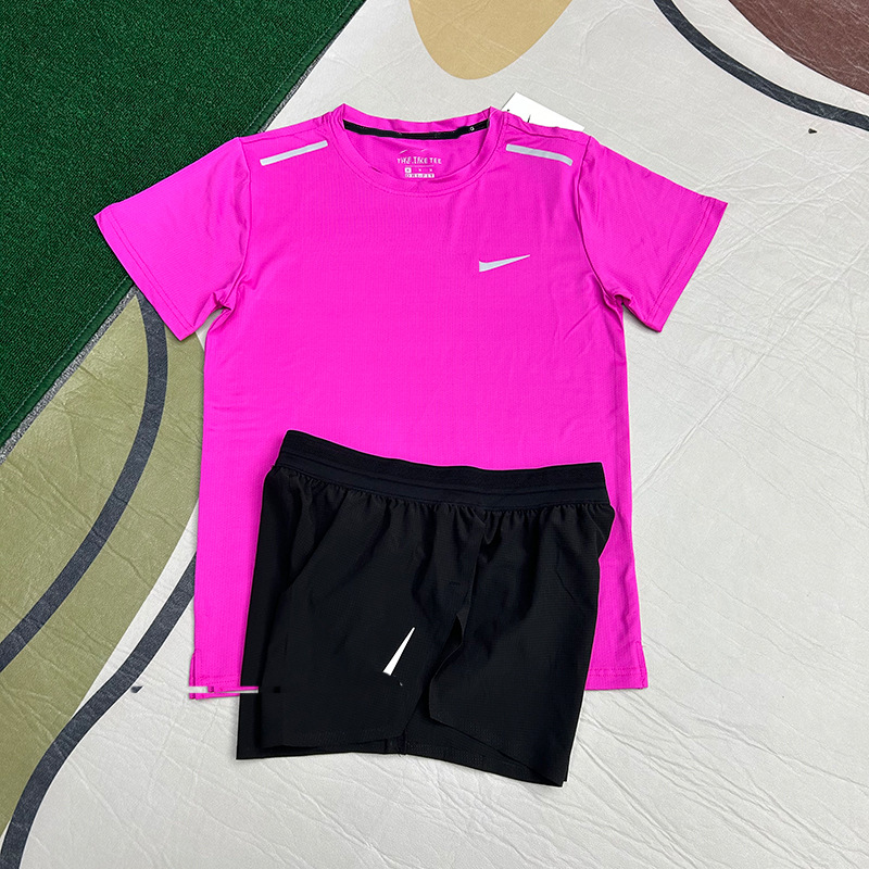 Deportes de velocidad seca camiseta de mangas cortas traje de entrenamiento de atletismo running fitness baloncesto ropa deportiva maratón hombre y mujer