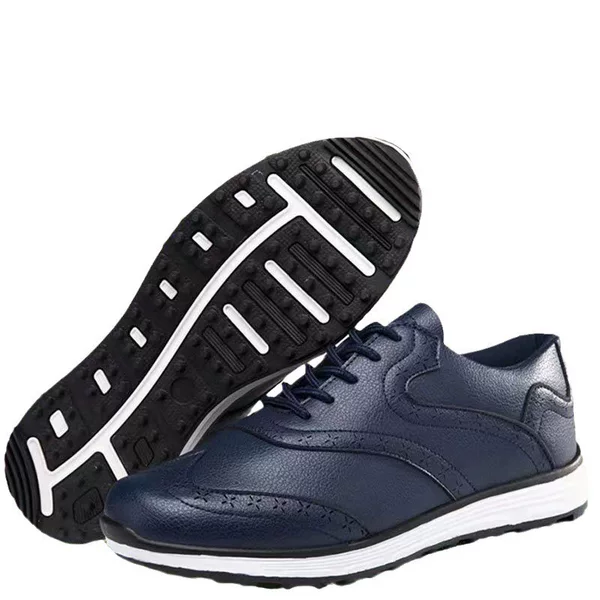 2196 Cross-border Explosions Anti-sideslip Fixed Nail Golf Shoes British Style sneaker