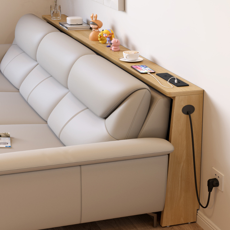 Chivas 전동 소파 후면 선반, 매우 좁은 등받이 캐비닛, 소켓이 있는 사이드 테이블, 긴 테이블, 침대 옆 클립 간격
