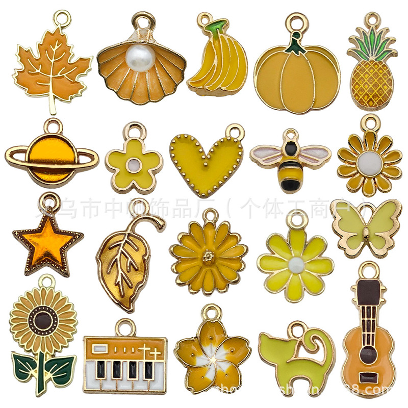 20個の油を混ぜて10色の合金のアクセサリーの部品のdiyのブレスレットのイヤリングのキーホルダーのペンダントのクロスボーダーの人気があります。|undefined