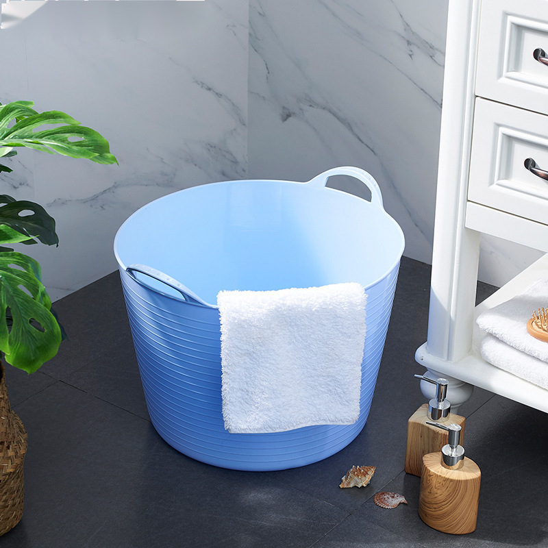 Creative Large Dirty Clothes Basket Laundry Basket Toy Storage Basket Storage Bucket Toy Basket Baby Bath Bucket