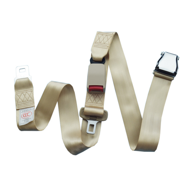 싱글 항공기 버클 임산부 안전 벨트 [베이지]]