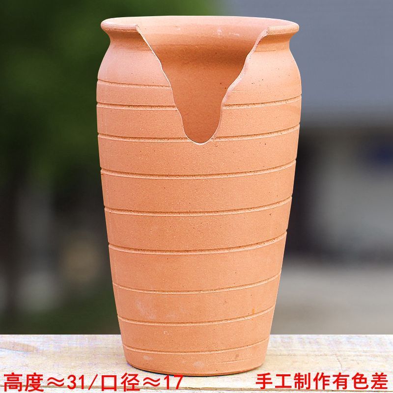 缺口花盆悬崖桩切口多肉缺口造型花盆悬崖式老桩深缺口高瘦陶瓷大|undefined