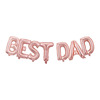 Balloon with letters, set, layout, decorations, electric drill, hammer suitable for photo sessions