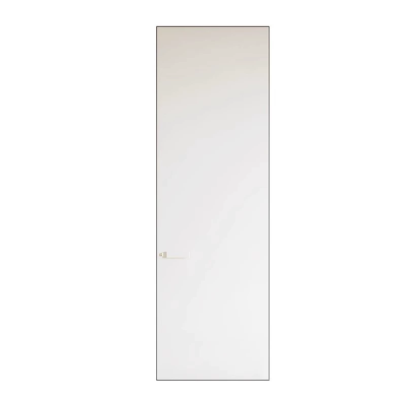 Manufacturer's invisible doorless narrow side minimalist aluminum wood flat solid wood interior door aluminum alloy set door bedroom hidden door