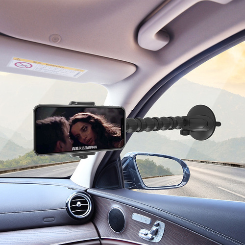 Car mobile phone holder large truck multi-functional suction cup center console windshield navigation shooting live broadcast holder