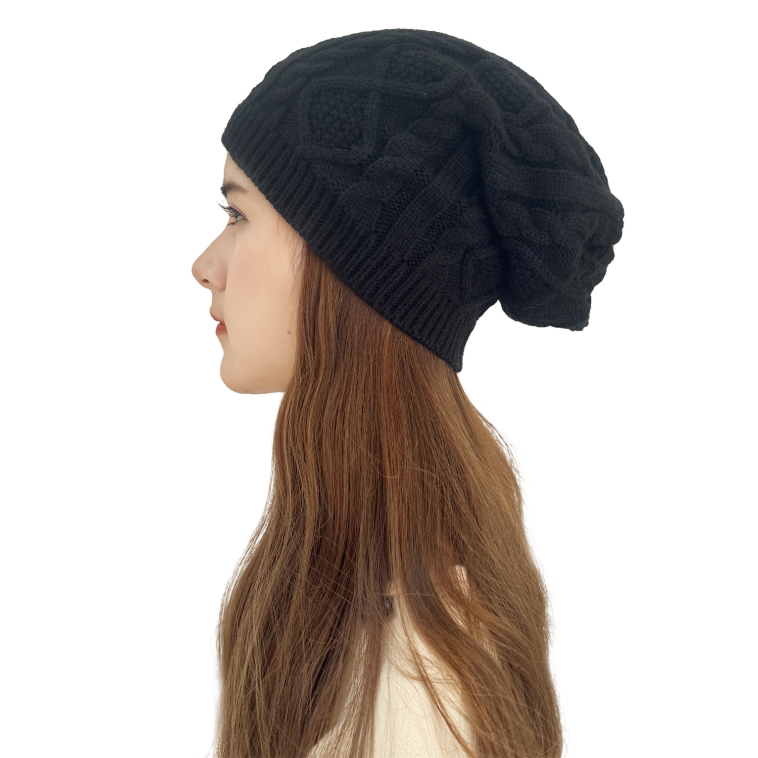 Women's Vintage Style Streetwear Solid Color Eaveless Wool Cap display picture 2