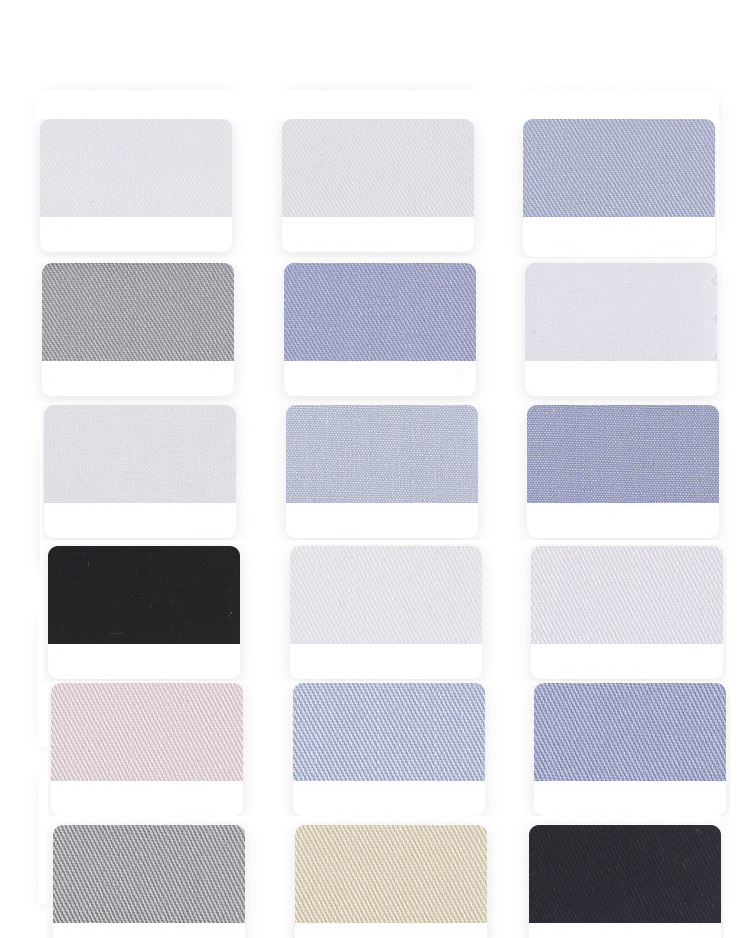 Al por mayor multicolor plano 60% algodón 40% tela de camisa para hombres