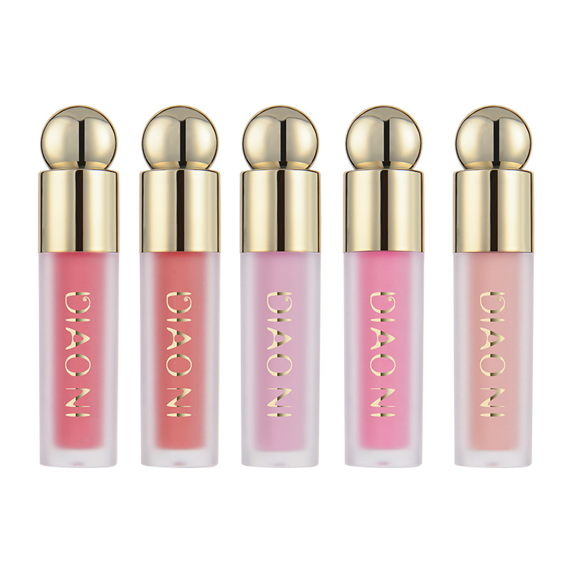 跨境彩妆蒂傲妮液体腮红修容腮红膏提亮显气色裸妆胭脂多色腮红