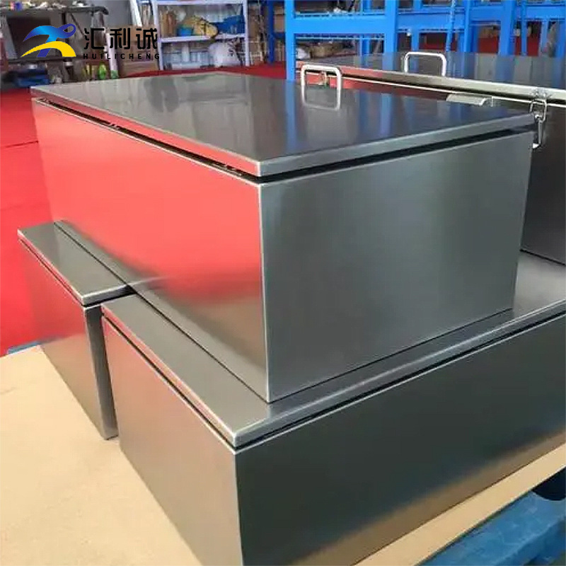 不锈钢接线箱壁挂控制箱外壳户外防水防汛备品柜钣金非标焊接加工