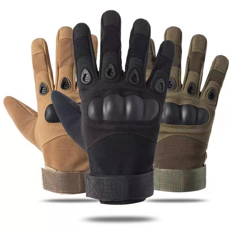 Gloves Men's Tactical Military Fans Wear-Resistant Sports Outdoor Training Cycling Fitness New Long Fingers