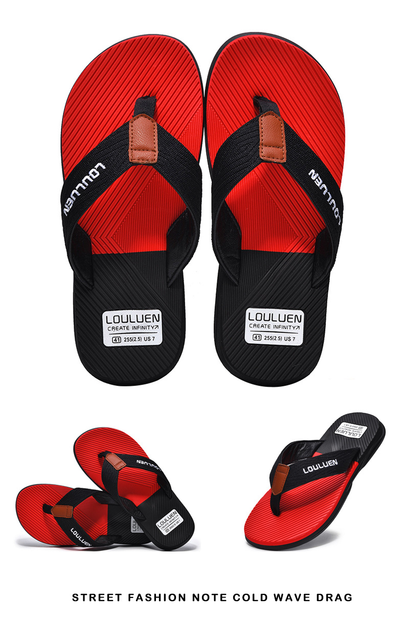 New Wave Casual Hausschuhe, Strandsandalen mit Clip-On-Füßen, rutschfeste weiche Sohle, tragbar, Sommeroberbekleidung, Herren_voghion.com