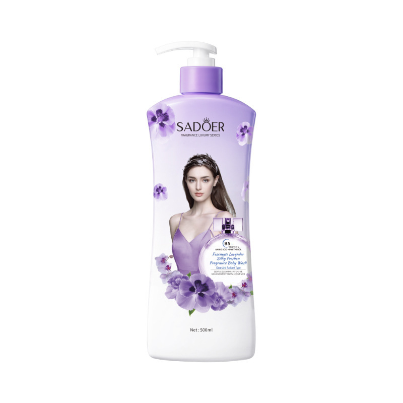 Inglés completo Sadoer romántico rosa control de aceite anti-caspa perfume champú fluffy suave champú transfronterizo al por mayor