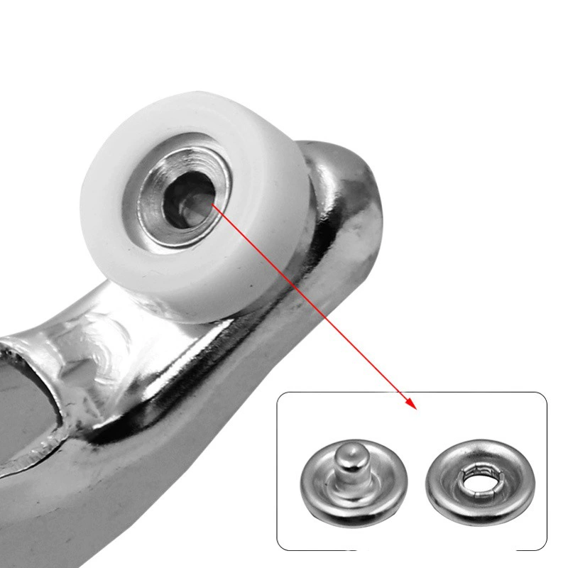 Инструмент для установки ручных прессов Плоскогубцы с пятью когтями 9,5 мм Плоскогубцы-пуговицы Детская одежда Плоскогубцы с защелками Установка Плоскогубцы с пятью когтями