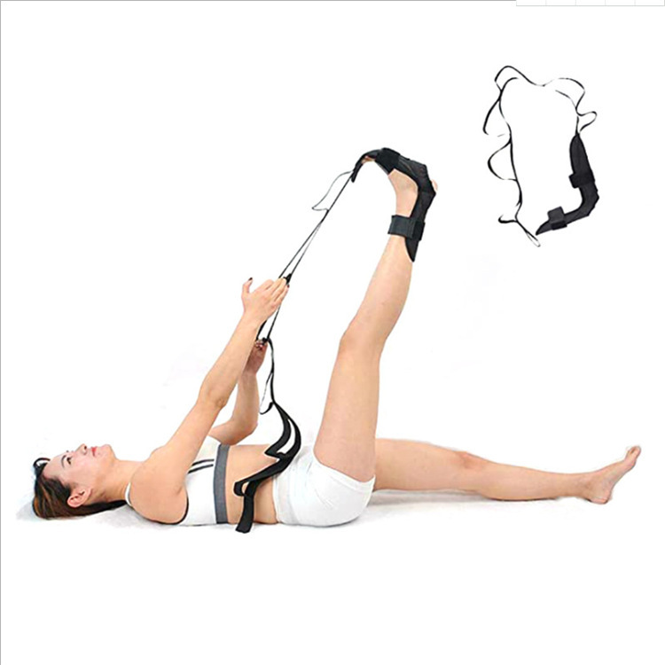 Banda elástica de rehabilitación auto-operada cinta auxiliar para estiramiento tobillo ligamentos yoga con velcro
