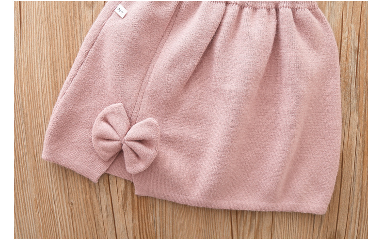 Completo due pezzi in maglia per bambina moda autunno bimbi_voghion.com