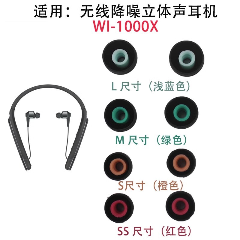 Suitable for SONY SONY WF-1000xm4 Bluetooth Headset Silicone Earplugs Columbia Silicone Earphone Sleeves and Ear Caps