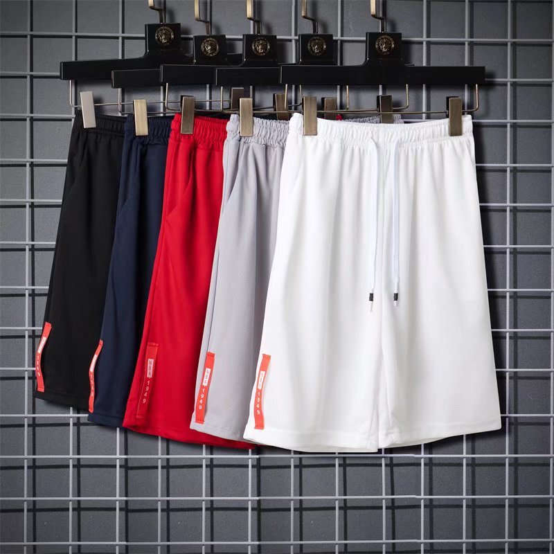 Men's Summer Shorts, Sports Basketball Casual Five-Point Pants, Loose Trendy Brand Pants, Quick-Dry, Extra Large Size