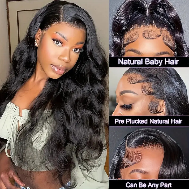 Pelucca de encaje frontal para mujeres con ondas largas rizadas, pelucca de encaje frontal natural, pelucca de encaje frontal