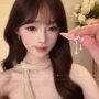 满钻镂空星星小众耳钉