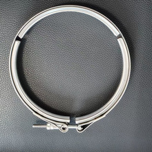 后处理器V型抱箍 304不锈钢风管卡扣V型抱箍管夹 通风管卡扣