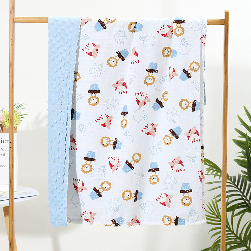 어린이 거즈 담요 아기 A급 담요 유아 이중 담요 신생아 용품 얇은 이불 A급 안전