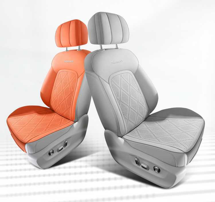 26 Volkswagen Touran car seat cushion, suede, all-season, seven-seater, special saddle cushion, half-cover Touran seat cover