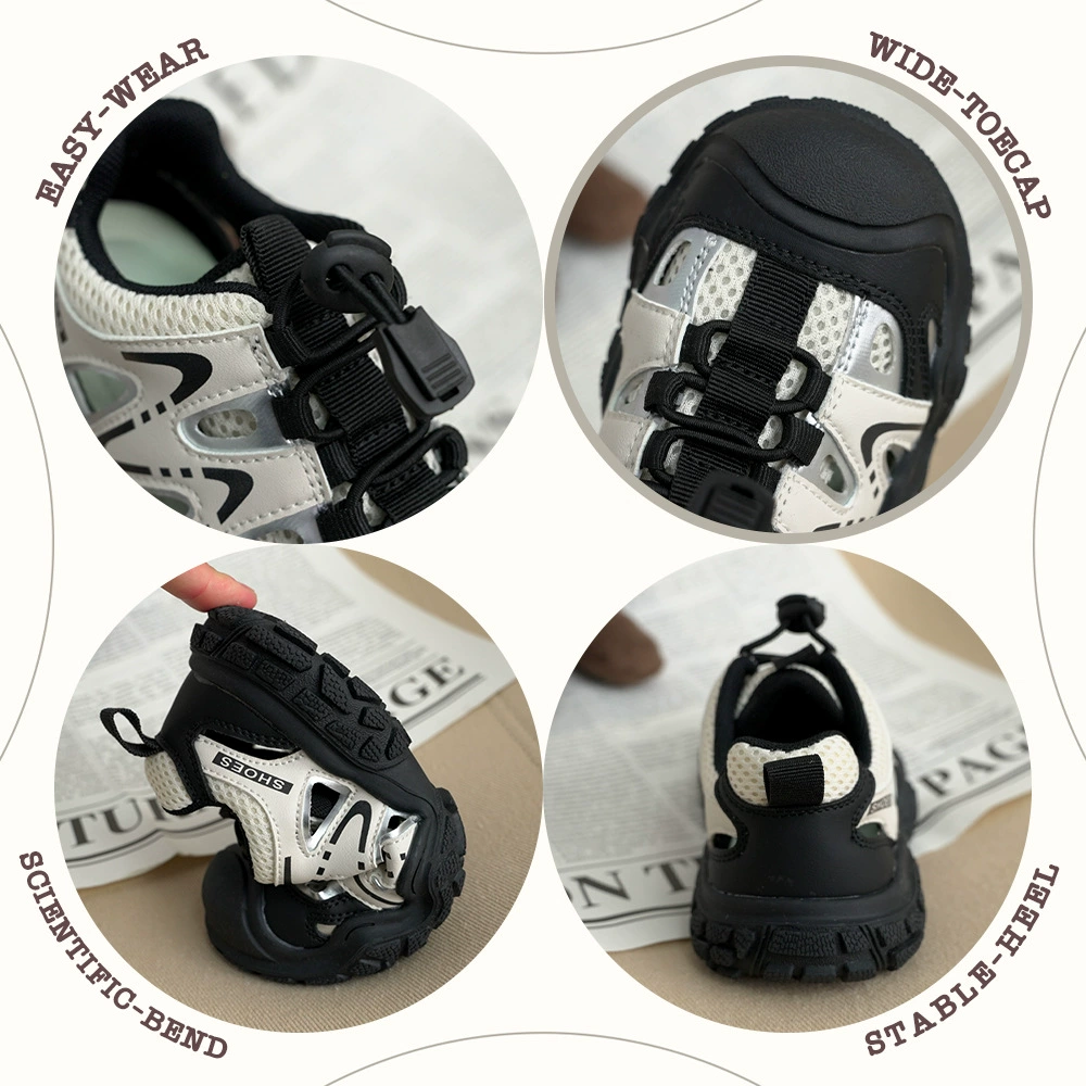 Sports children's sandals, footwear, children's bag for men and women, soft sole