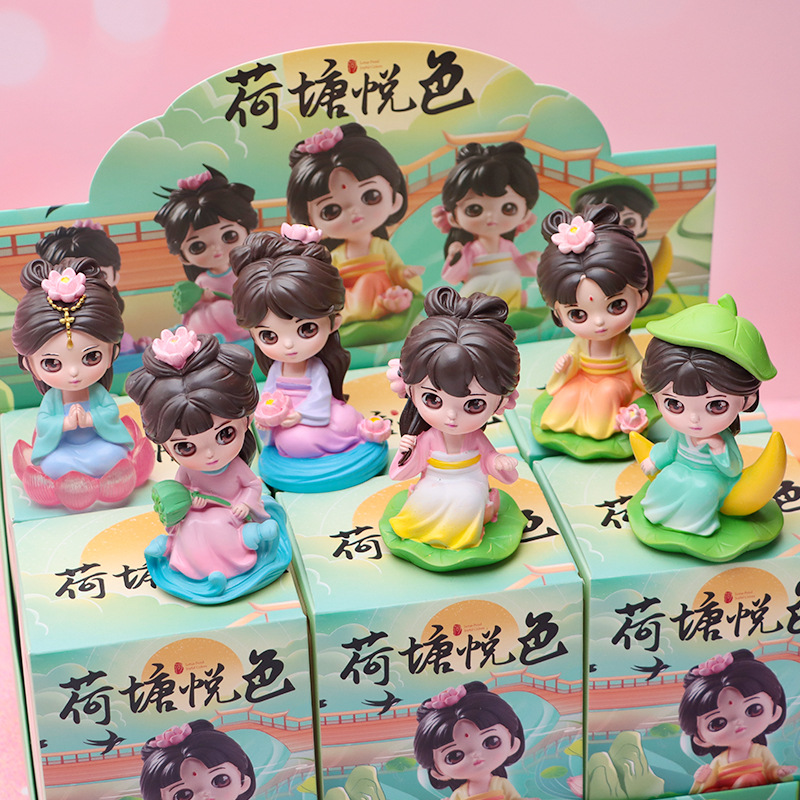 M317 로터스 연못 조이풀 컬러 블라인드 박스 [6팩]