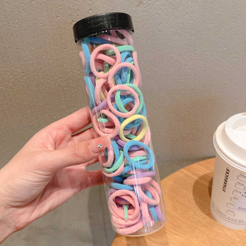 2025 nuevo estilo simple y versátil banda para el cabello sin costuras diadema duradera y de alta elasticidad que no daña el cabello coleta gruesa cuerda para el cabello sombreros