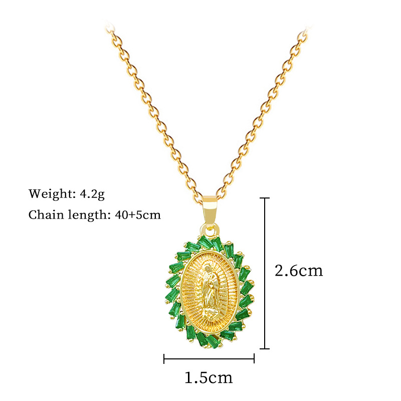 Collana da donna versatile in acciaio al titanio con ritratto rotante a forma di uovo, lusso e temperamento raffinato, splendida collana con diamanti, versatile per clavicola._voghion.com