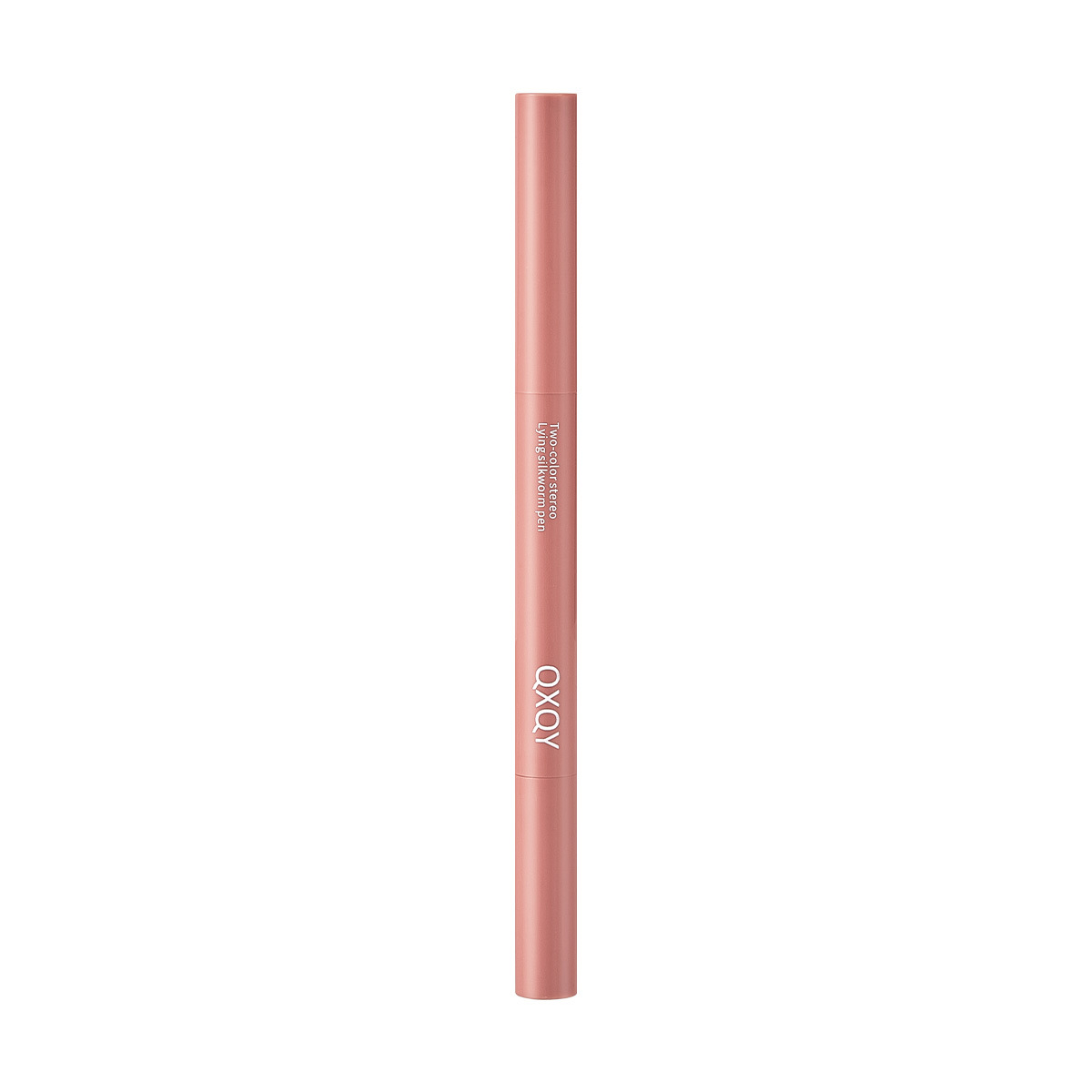 QXQY pluma de seda de dos colores estereoscópica para brillar la sombra dos en uno impermeable un trazo esbozo de maquillaje de seda de seda al por mayor image 6