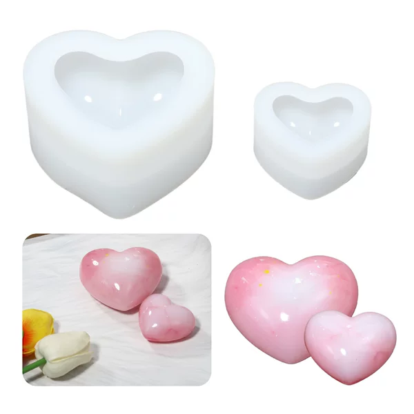 Fat Ya Ya diy Love Silicone Mold Aromatherapy Gypsum Table Jewelry Love Candle Abrasives Cross-border Amazon