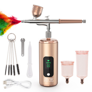 Cross-border oxygen injection and replenishment instrument introduction instrument color painting and painting instrument high-pressure handheld nano spray beauty home oxygen injection instrument