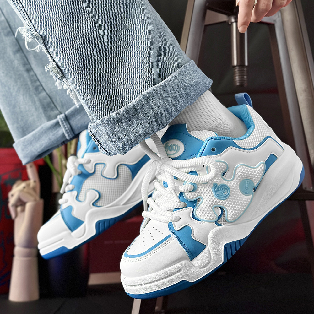 2024 new niche design casual trendy brand live broadcast style skateboard men's shoes_voghion.com