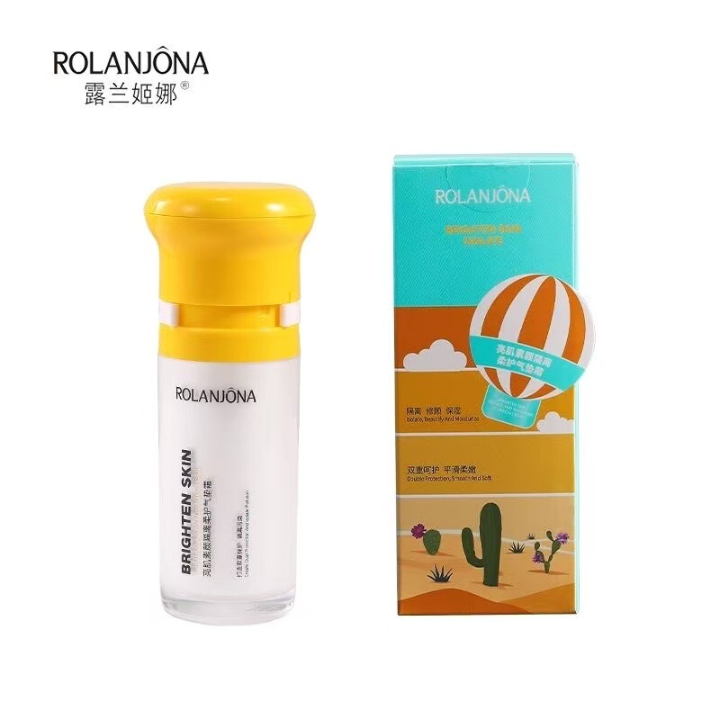 Lulanjina Brightening Skin Soft Protective Cushion Cream Student Full Body Isolating Concealer Primer Brightening Skin Color Makeup Primer