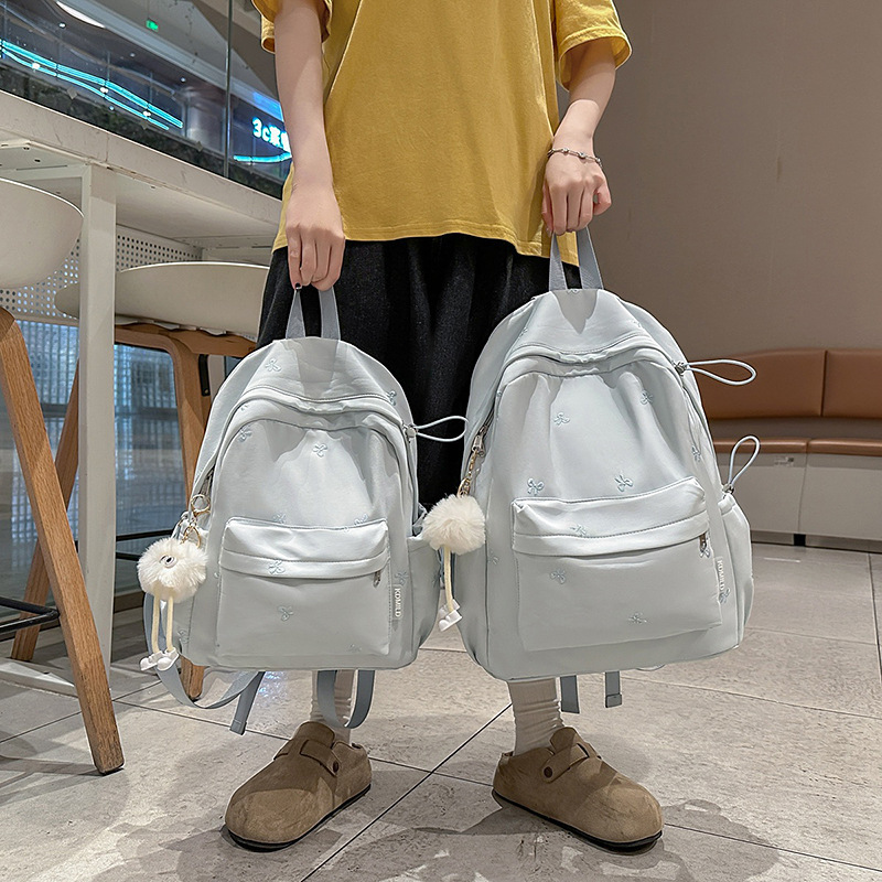 女子大生向けの見栄えの良いランドセル、シンプルでかわいい女性用リュック、大容量ランドセル、軽量中学生リュック、トレンド|undefined