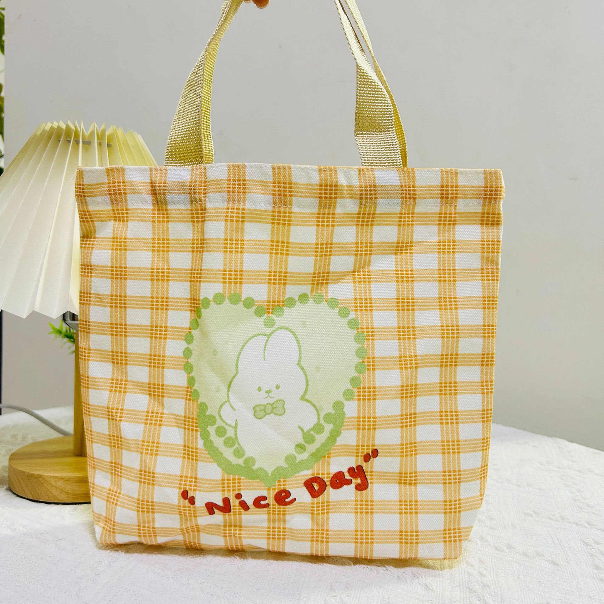 Bolsa de lona, bolsa de lona de dibujos animados, bolsa de mano, bolsa de almuerzo, bolsa de mano simple, bolsa de viaje para oficina image 17