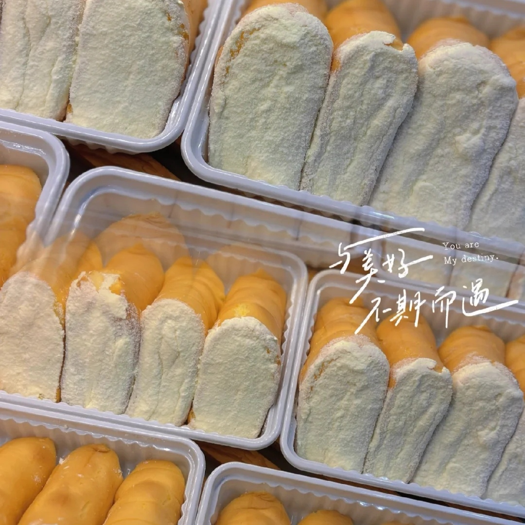 Caja de embalaje de croissant ultra suave caja de embalaje transparente desechable