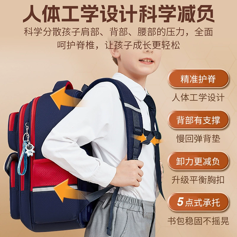 School bag for boys, children's ultra light backpack