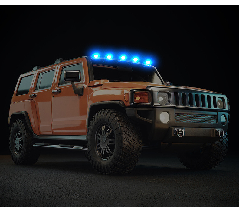 Off-Road Vehicle Suv Pickup Car Roof Led Solar Pilot Light Wiring-Free Modification Decorative Universal Warning Strobe Light