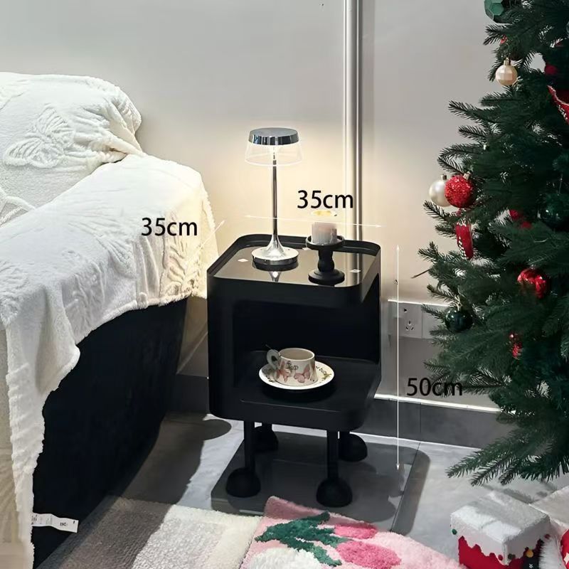 매트 블랙 + 그레이 유리 [35*35*50 높이]